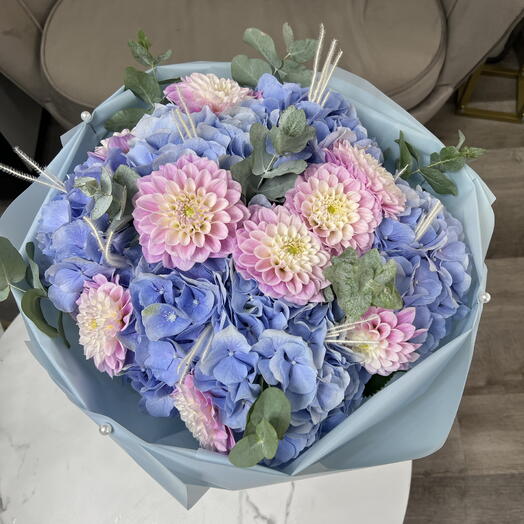 Blau Blumenstraub