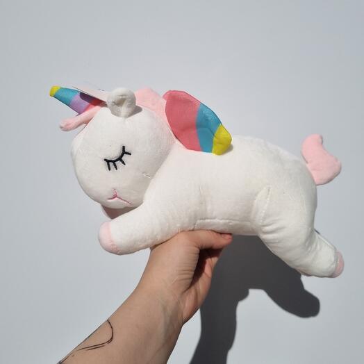 Игрушка белый единорог