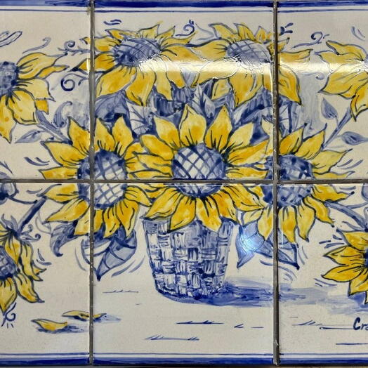 Подарочный сертификат «Мастер класс Роспись плитки Azulejo» (1,5 часа, 1 человек)