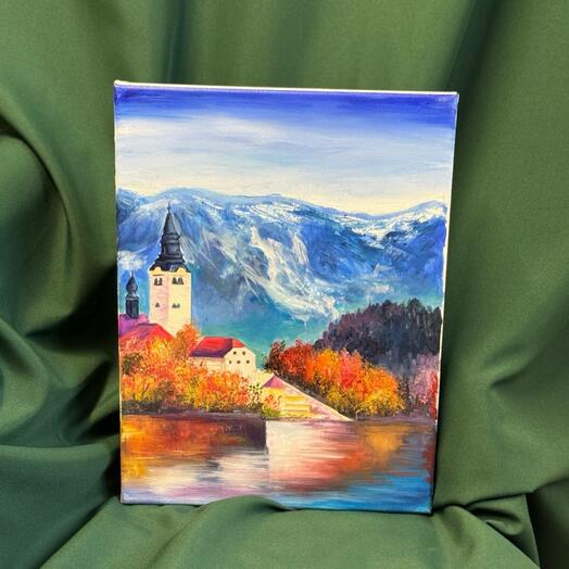 Картина «Осенний пейзаж». 30*40 / Холст / Масло