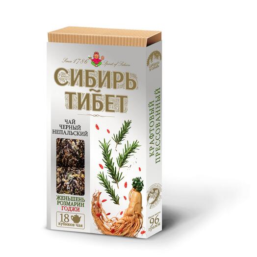 Сибирь  Тибет чай черный непальский (Женьшень, розмарин, годжи)
