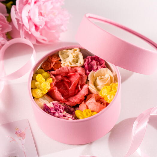 Зефир комплимент цветы из зефира бабушке 14 февраля девушке