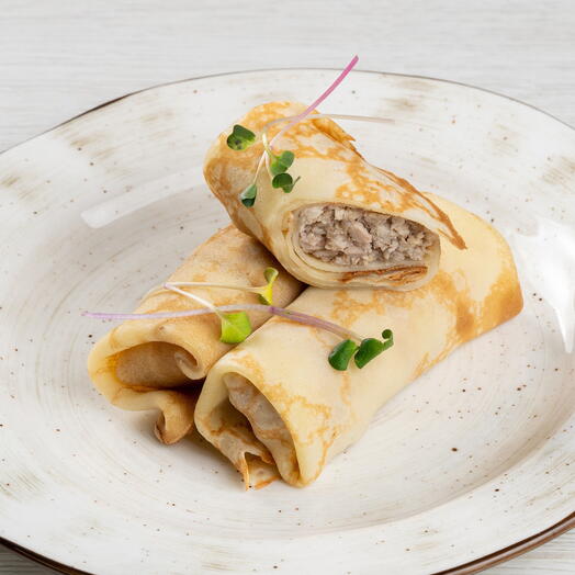 Блинчики с мясом