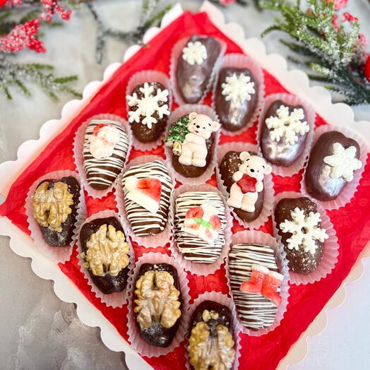 Королевские Финики с начинками в шоколаде на новый год🎄