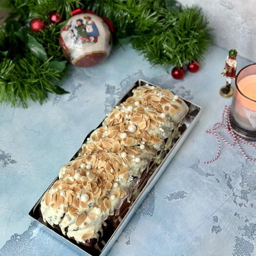 Маковый рулет с белым шоколадом подарочный