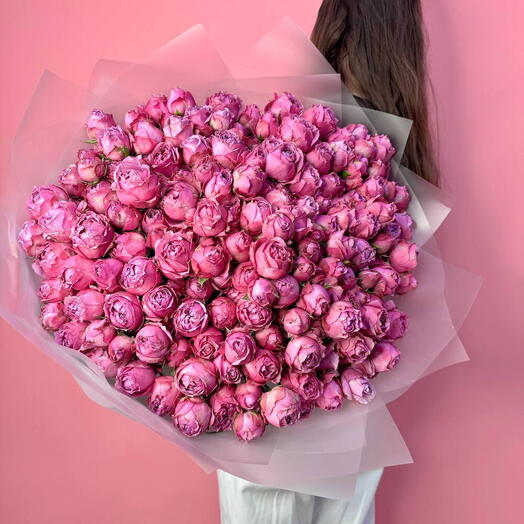 51 кустовая роза пионовидная