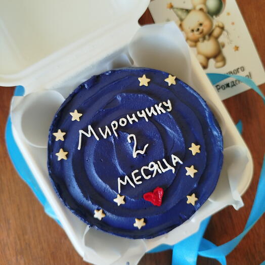 Бенто торт на два месяца