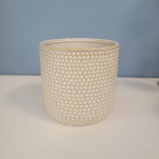 Керамическое кашпо Соты 13,5 см