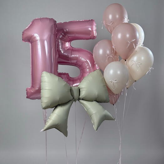 Набор шаров на 15 лет