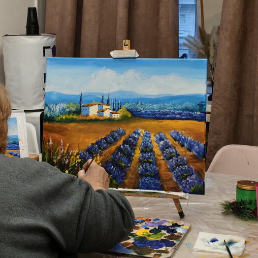 Групповой курс живописи с выбором техники. Электронный сертификат