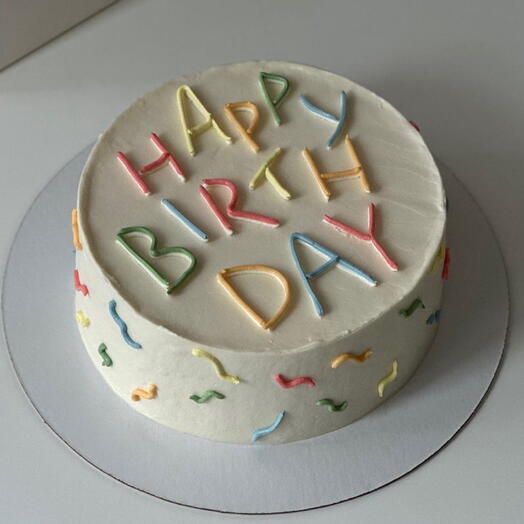 Торт 1кг «happy birthday» на день рождения