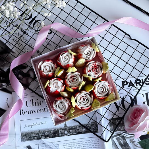 Зефирные тюльпаны подарок любимой девушке