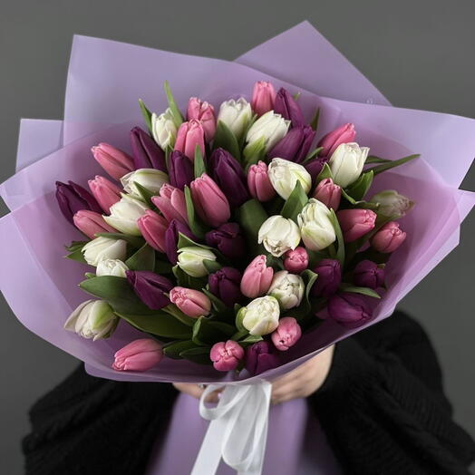 Тюльпаны 51шт