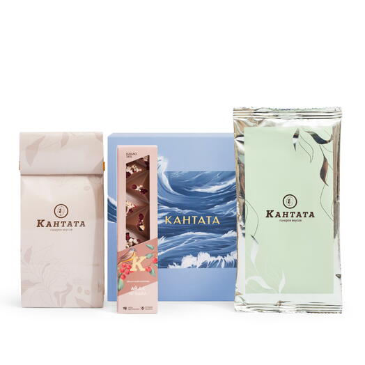 Подарочная коробка чая и кофе «Гармония моря», Кантата