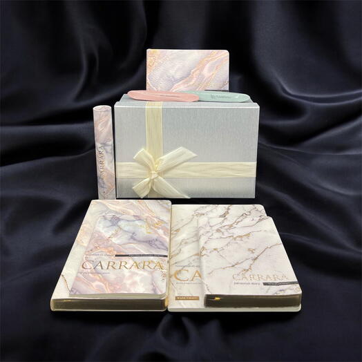 Подарочный набор «Модный офис — Мрамор»: Стиль и эффективность для вашего руководителя. (Офис 02)