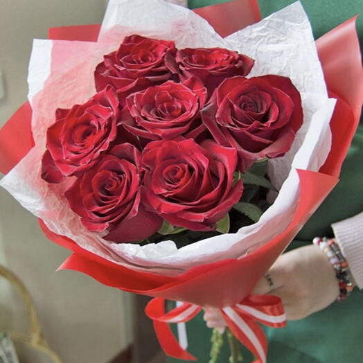 Розы красные 💗💕
