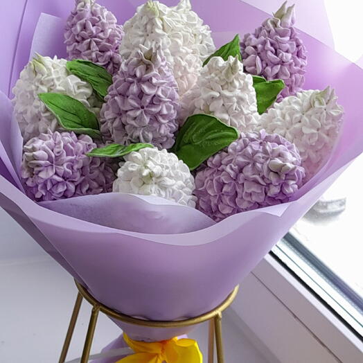 Букет сирени из зефира S, учителю, коллеге, девушке