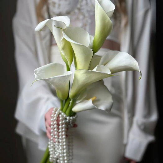 7 калл 🤍 букет невесты