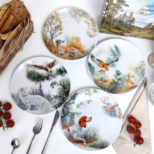 Набор тарелок 4 шт 20,5 см