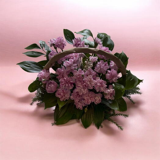Sympathy Basket Bouquet