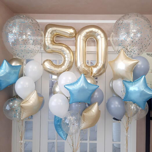 Шары на юбилей 50 лет