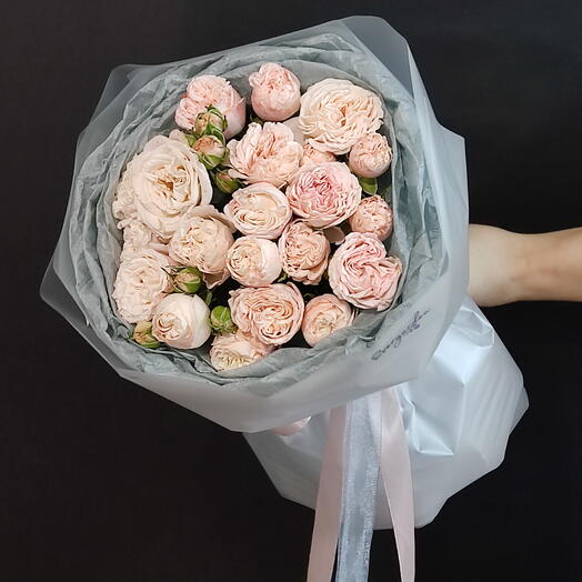 Кустовая пионовидная 🌸нежная 🌸роза
