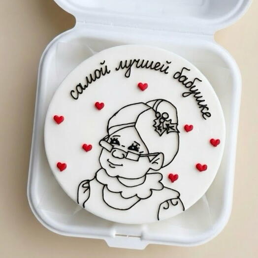 Бенто торт бабушке