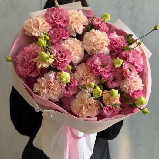 Нежный ароматный букет для любимой 🌸🫶🏻 дофаминовый букет