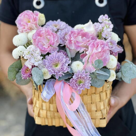 Цветочная корзиночка 🌸