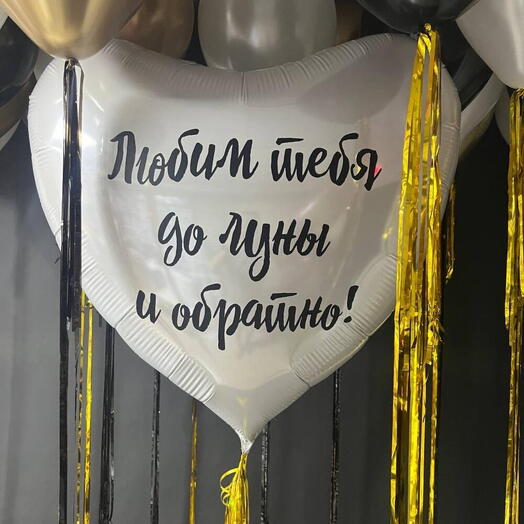 Шары на день рождения мужчине Луна