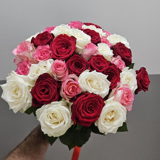 Розы ассорти 37шт
