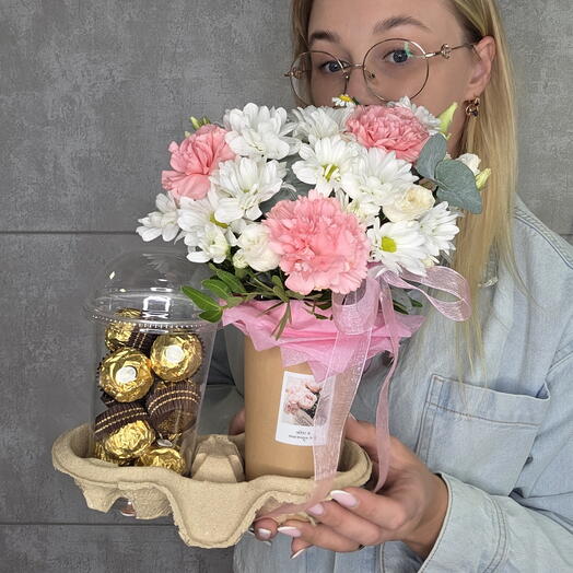 Цветы с конфетами 🌺