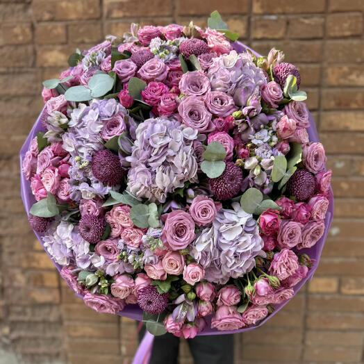 Авторский WOW букет💜