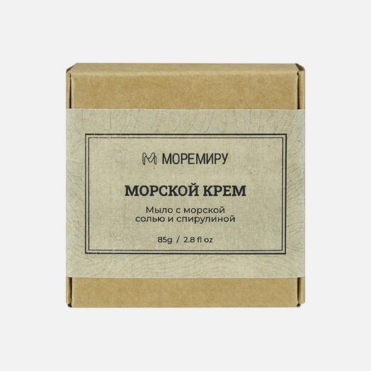 Мыло для лица и тела МореМиру Морской крем 85гр