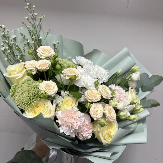 Букет с пионовидными  розами 💕