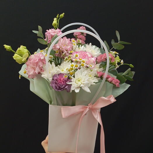 Композиция в сумочке "Летняя" 🌸