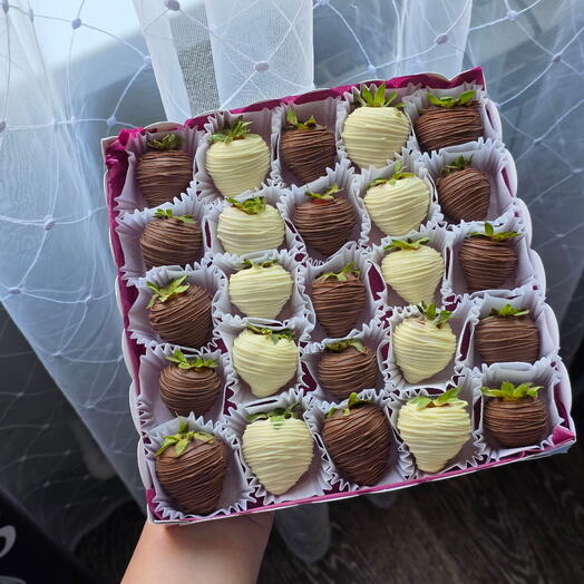 Клубника в шоколаде "Дуэт" 25🍓