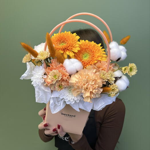 Композиция с герберами🧡