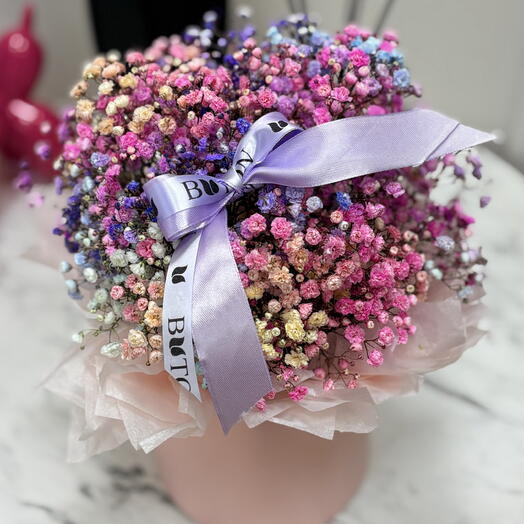 Яркая композиция гипсофила 💐🦄