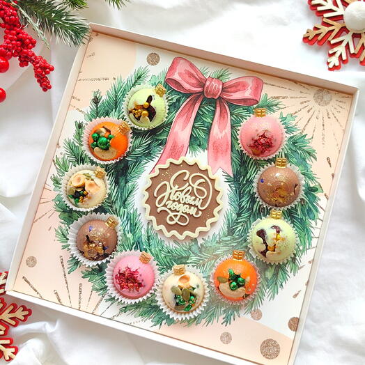 Новогодний шоколадный набор 🎄 Сладкий подарок на Новый год