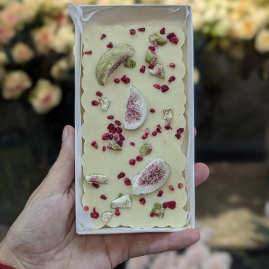 Плитка из белого бельгийского шоколада