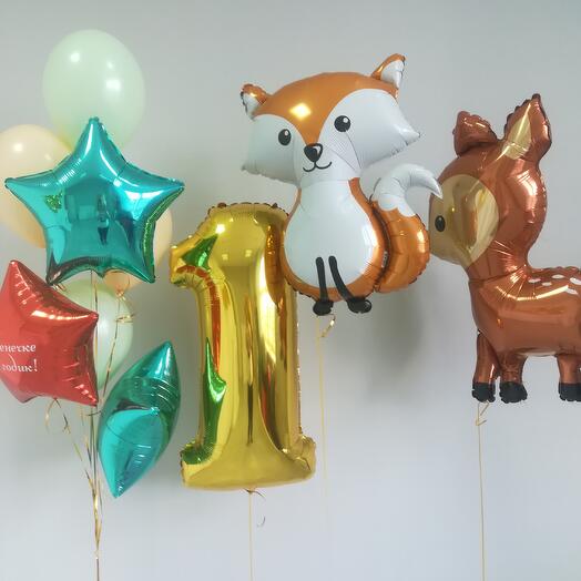 Set of "Forest animals"