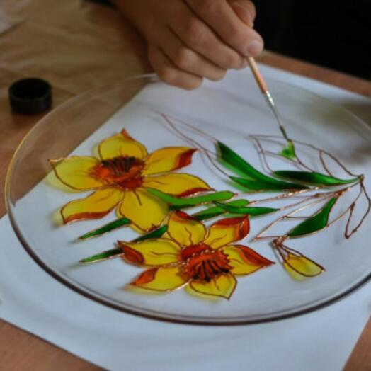 Painting on glass master class