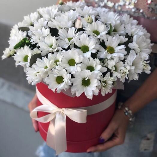 Flowers in a Madeleine box