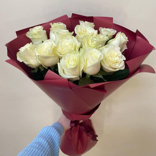 Ramo de rosas blancas Mondial