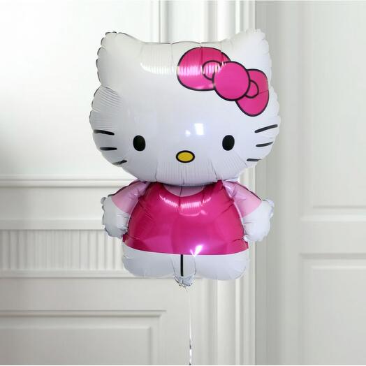 Hello Kitty / Kitty balloon with helium pink