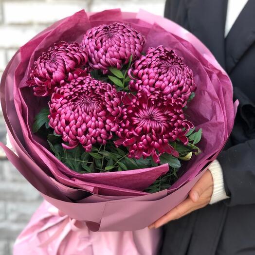 Букет из хризантем