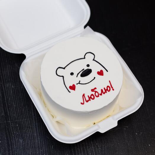 Бенто-торт "Люблю"