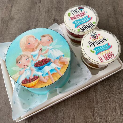 Tamaño de la torta Bento s + 2 trifla