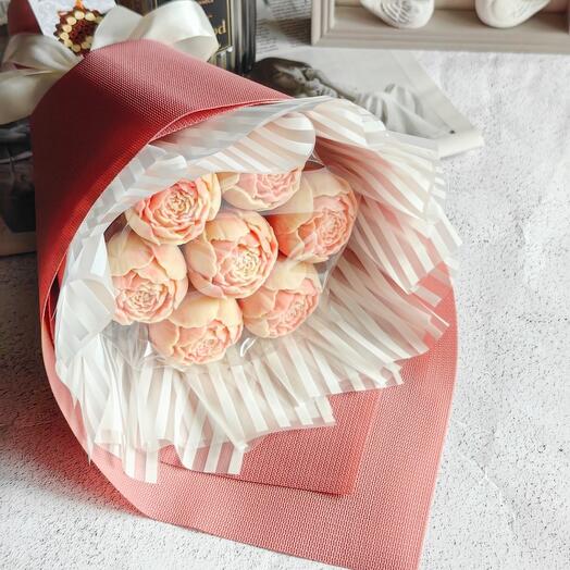 Пионы из шоколада